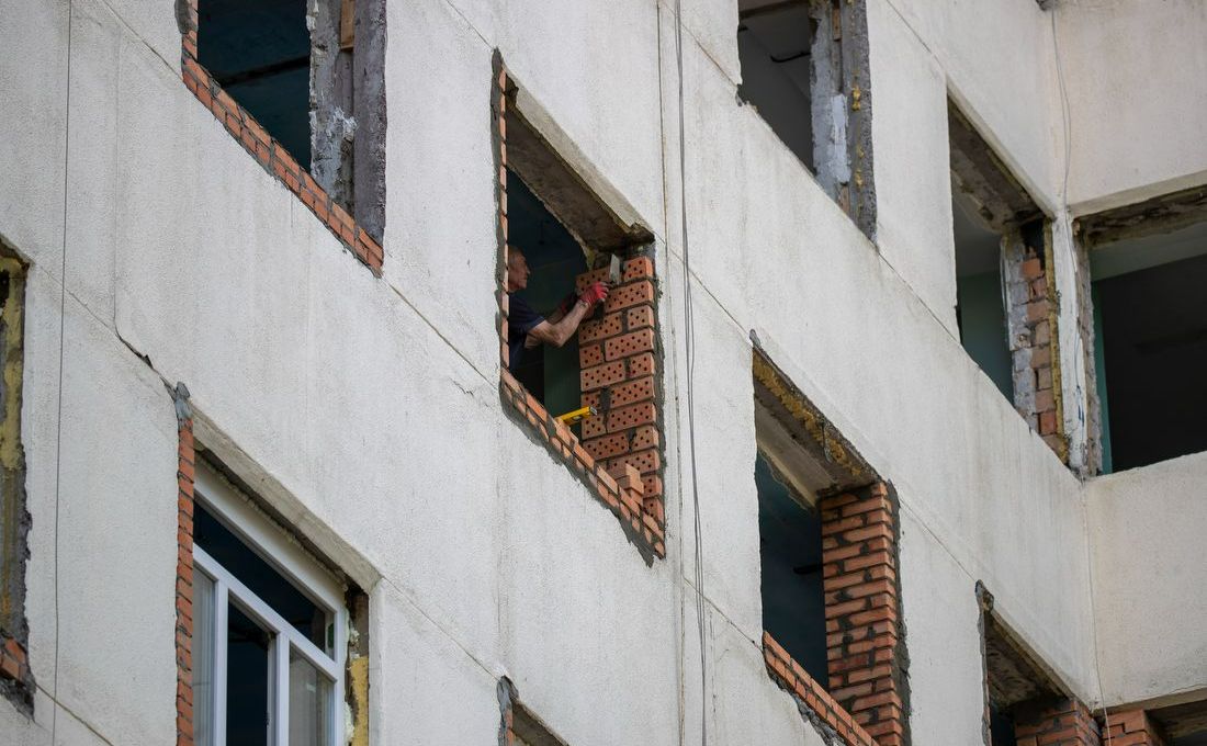 Ремонтні роботи у Київському міському клінічному госпіталі ветеранів війни. Фото: КМДА