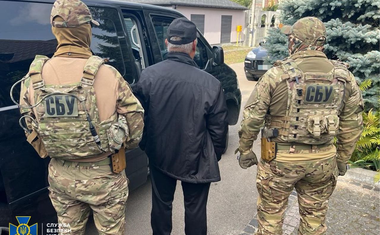 Під час затримання ділка. Фото: СБУ