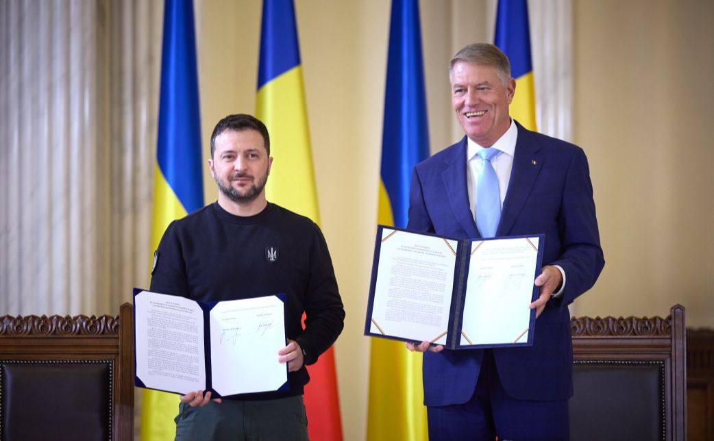 Зеленський та Йоганніс підписали спільну декларацію. Фото: ОП