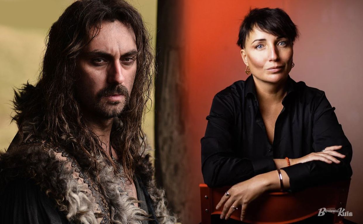 Олексій Гнатковський (у образі Івана Довбуша) та Катерина Калитко
