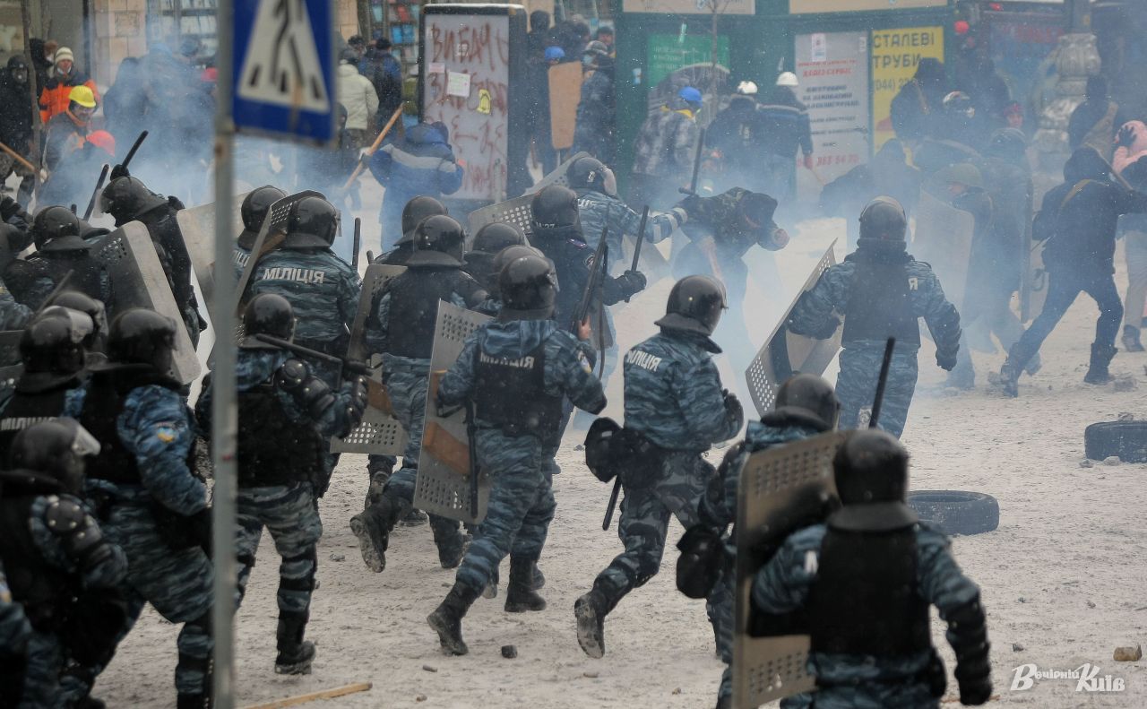 Революційні події 2014 року на Майдані. Фото: Борис Корпусенко