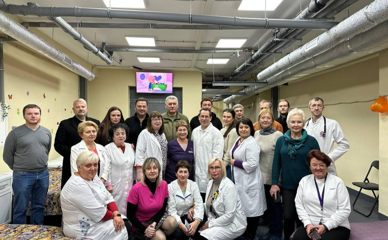 Відремонтоване укриття в «Охматдиті». Фото: НДСЛ Охматдит