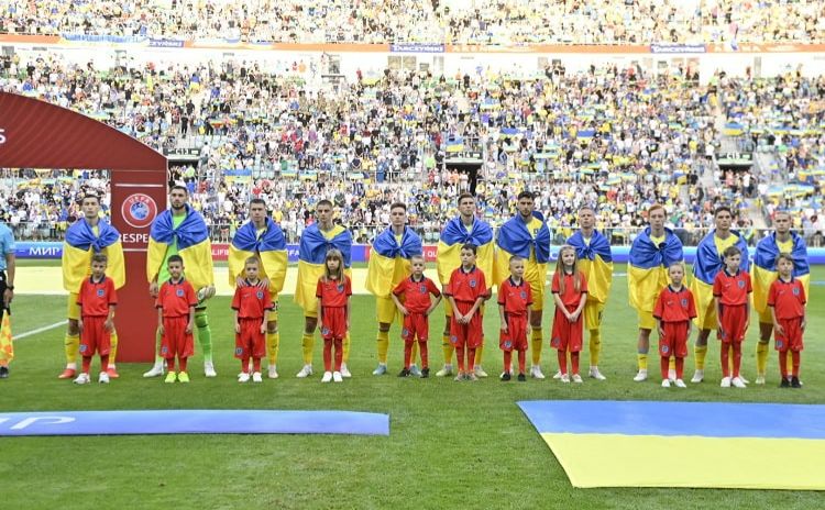 Збірна України з футболу. Фото Павла Кубанова