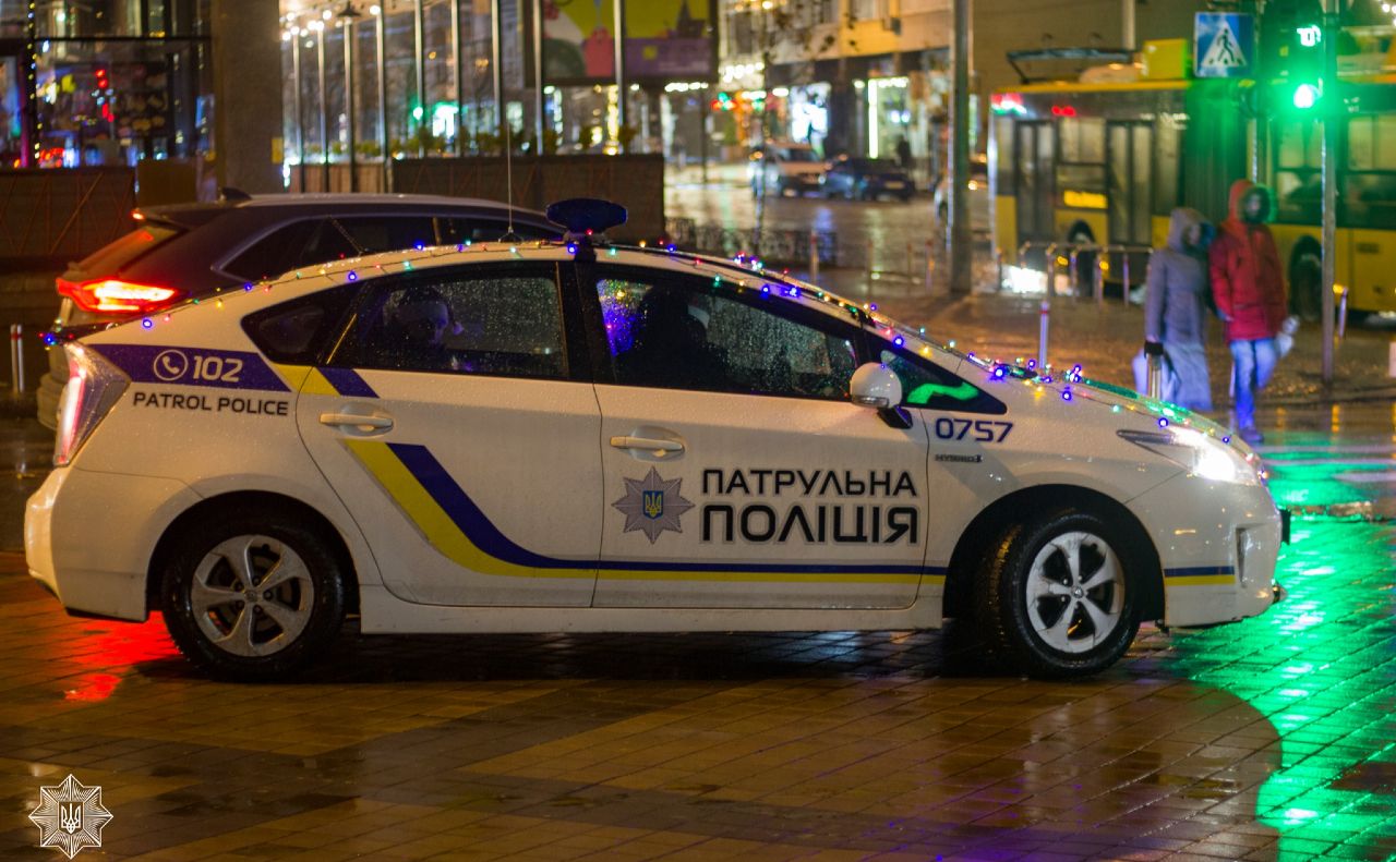 Патрульні працювали й в святкову ніч. Ілюстративне фото: Патрульна поліція Києва