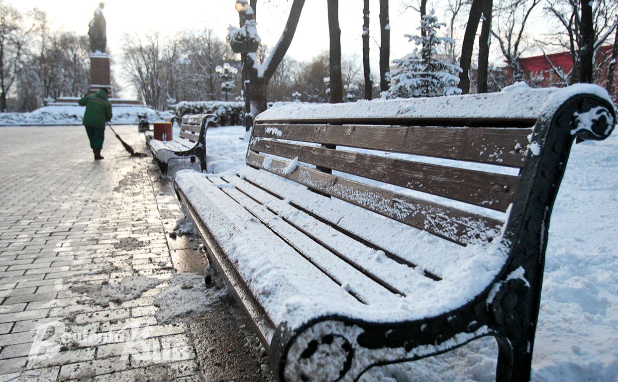 В Київ суне справжня зима. Фото: Борис Корпусенко