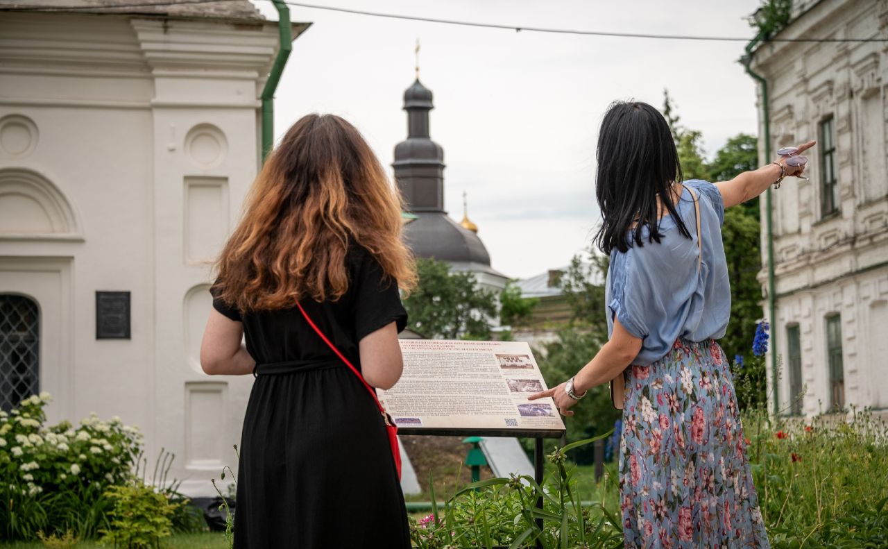 Оновлена навігація територією заповідника. Фото: фб-сторінка заповідника «Києво-Печерська лавра»