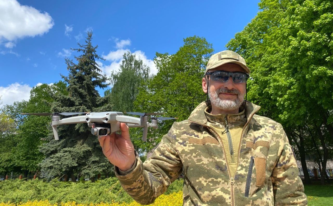 Володимир Полєвой, інструктор з БПЛА Центру підготовки до національного спротиву.