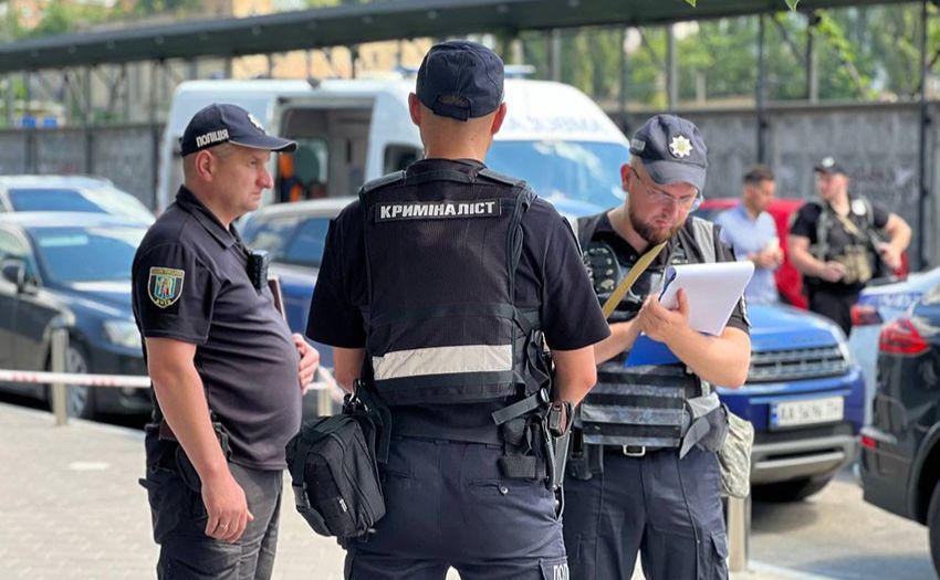 Фото з місця події: Нацполіція