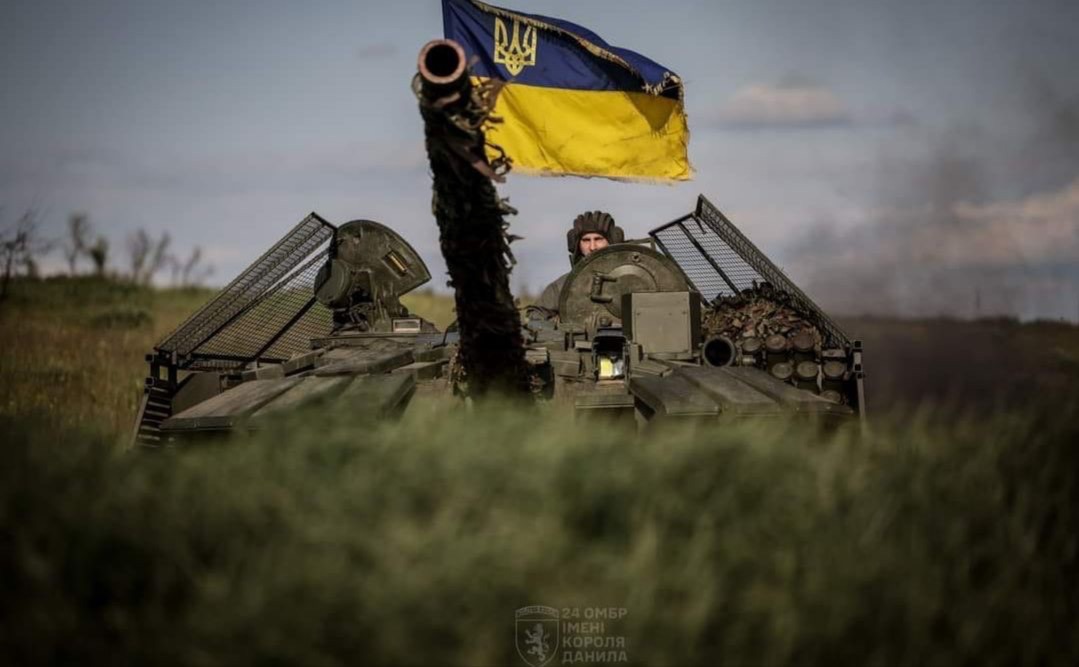 Український військовий на передовій. Фото: 24 ОМБр імені Короля Данила