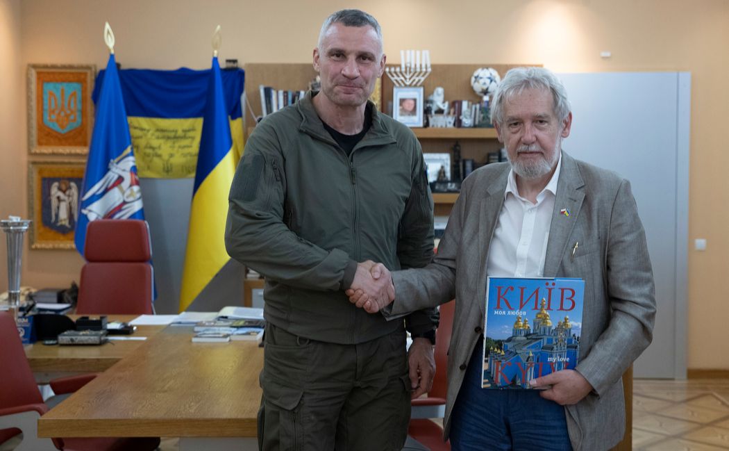 Віталій Кличко та Ярослав Гузи. Фото: КМДА