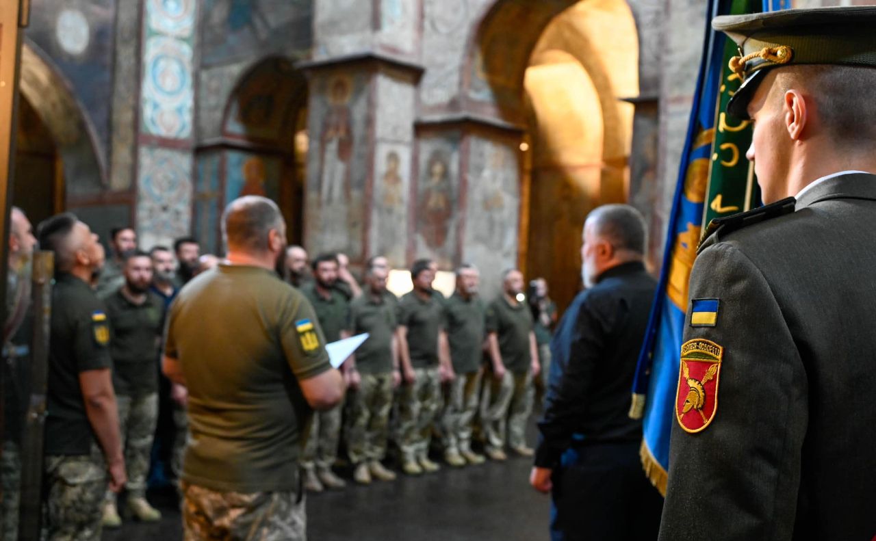 Під час урочистостей у Софії. Фото: Військовий інститут КНУ імені Тараса Шевченка