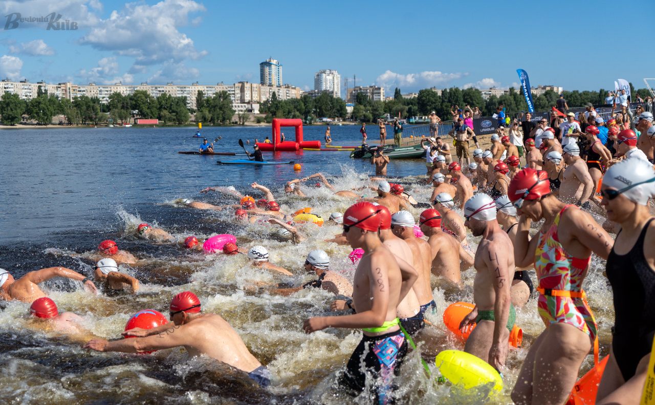 У новій рекреаційній зоні відбувся чемпіонат України з акватлону. Фото: Олексій Самсонов
