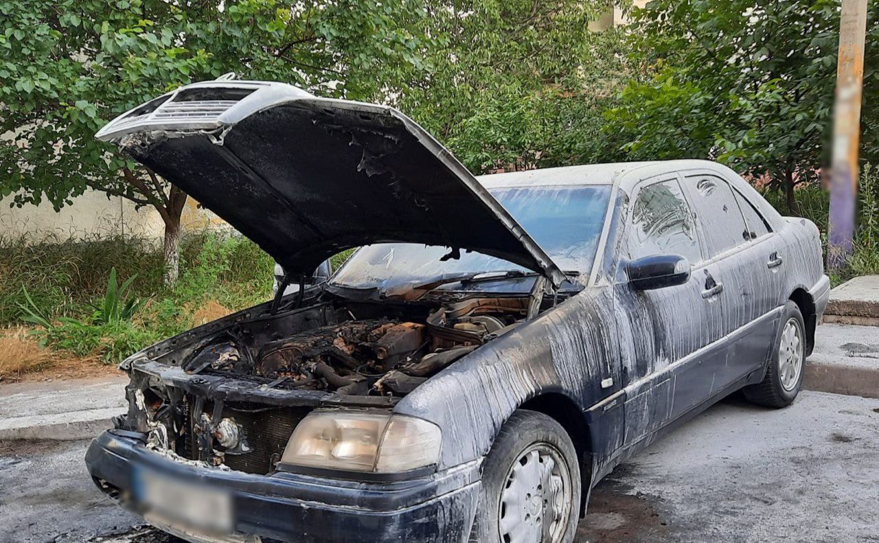 Автомобіль належав військовослужбовиці. Фото: Нацполіція