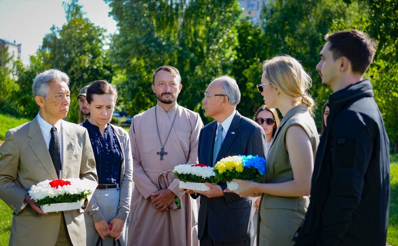 Під час візиту в Бучі. Фото: Бучанська міська рада