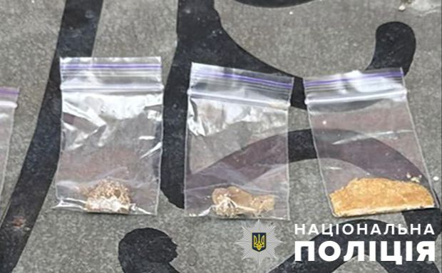 Знайдені заборонені речовини. Фото: Поліція Києва