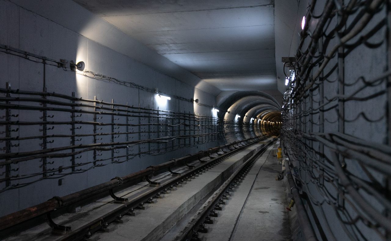 В оновленому тунелі. Фото: КМДА