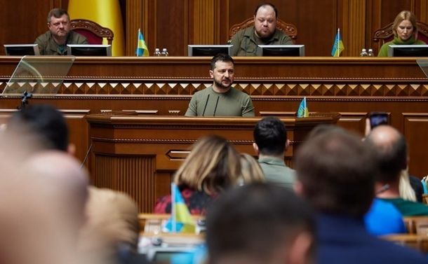 Зеленський виступив у ВРУ. Фото: Офіс Президента