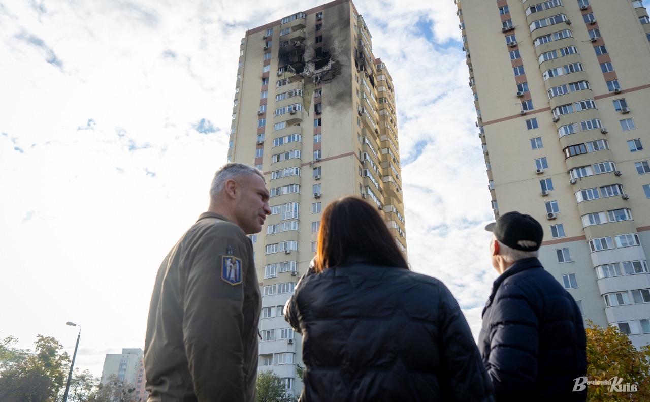 Віталій Кличко на місці трагедії. Фото: Олексій Самсонов