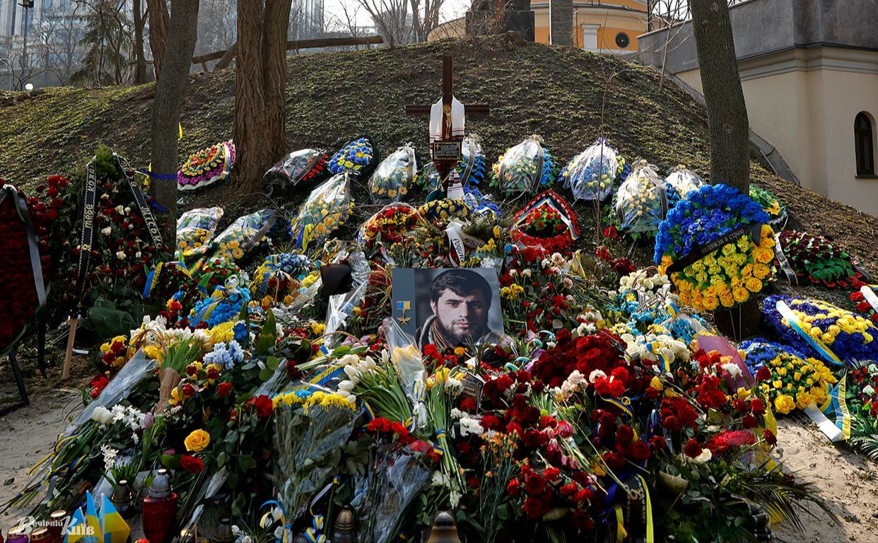 Дмитро Коцюбайло похований на Аскольдовій могилі. Фото: Борис Корпусенко