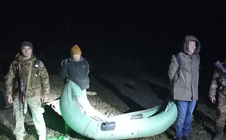 Ухилянтів затримали прикордонники відділу «Вилок» Мукачівського загону. Фото: ДПСУ