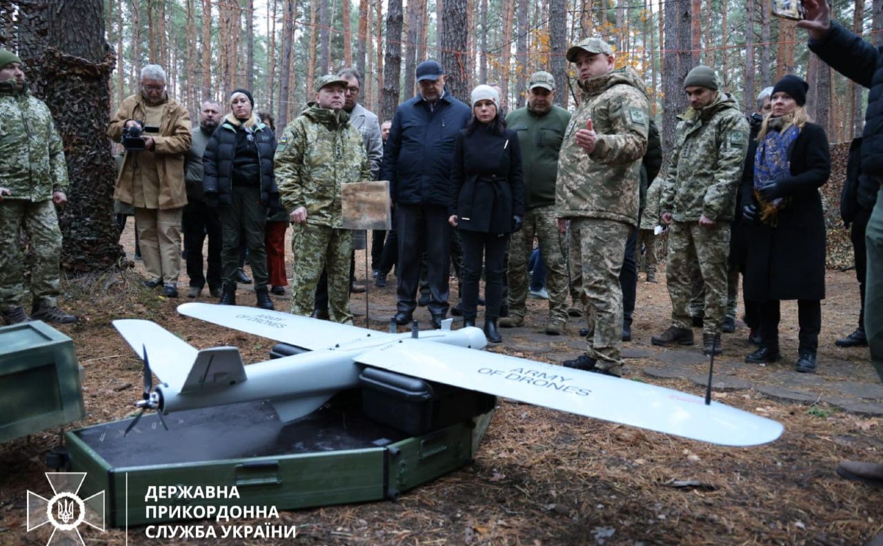 Анналена Бербок у прикордонному підрозділі. Фото: ДПСУ
