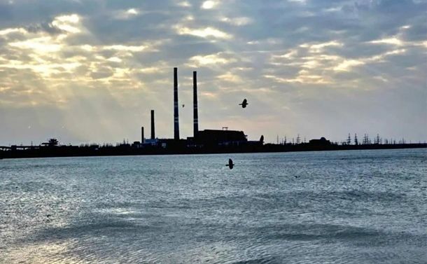 Курахівське водосховище створили, аби охолоджувати місцеву ТЕС. Фото: соцмережі