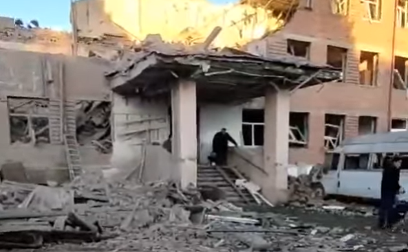 Удар по Суджі. Скриншот з відео