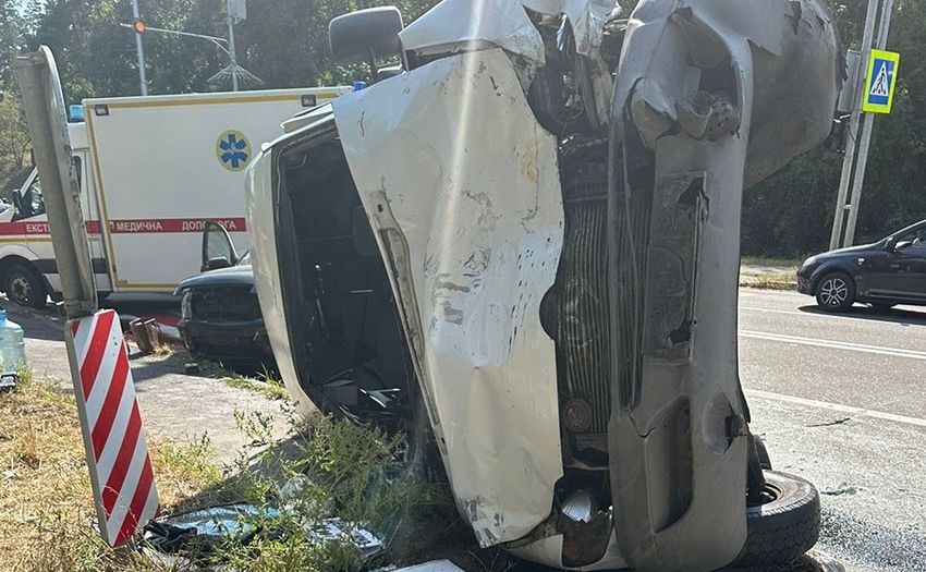 Фото з місця ДТП: Нацполіція