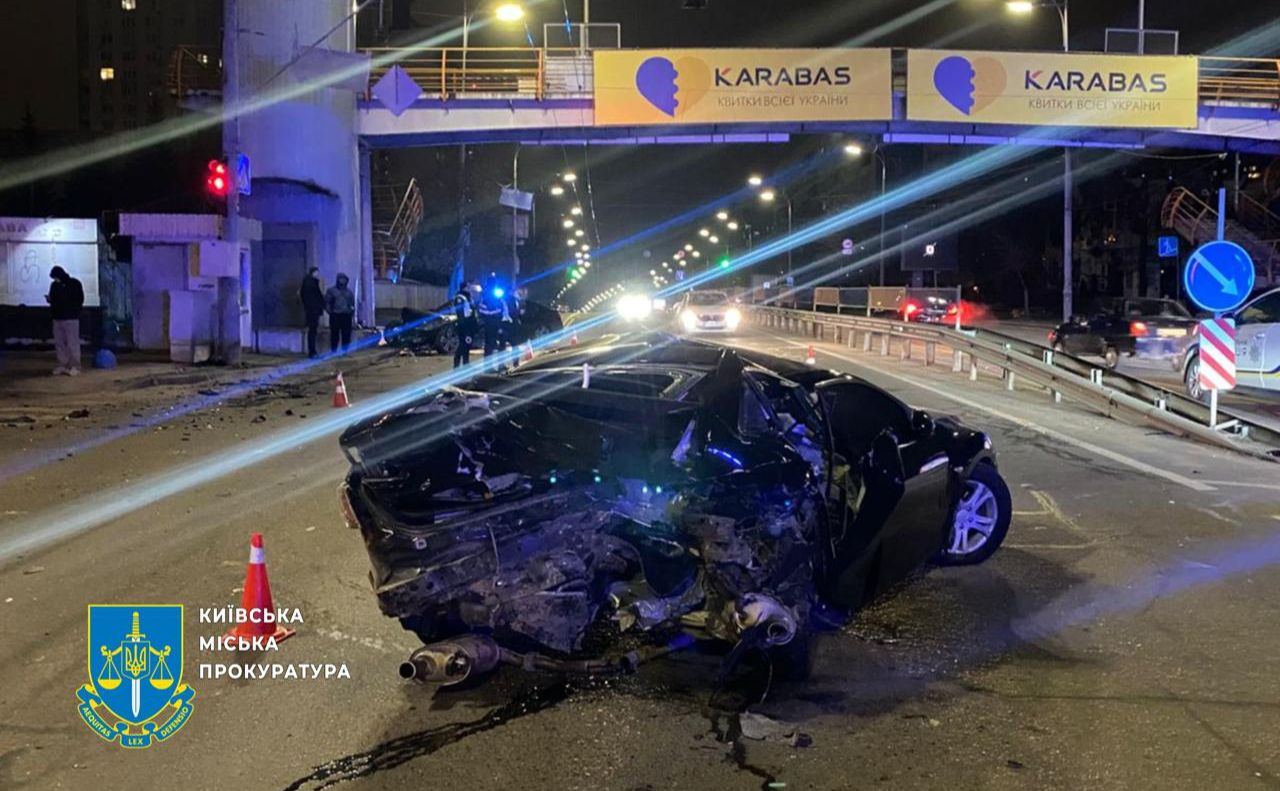 Наслідки наїзду. Фото: Київська міська прокуратура