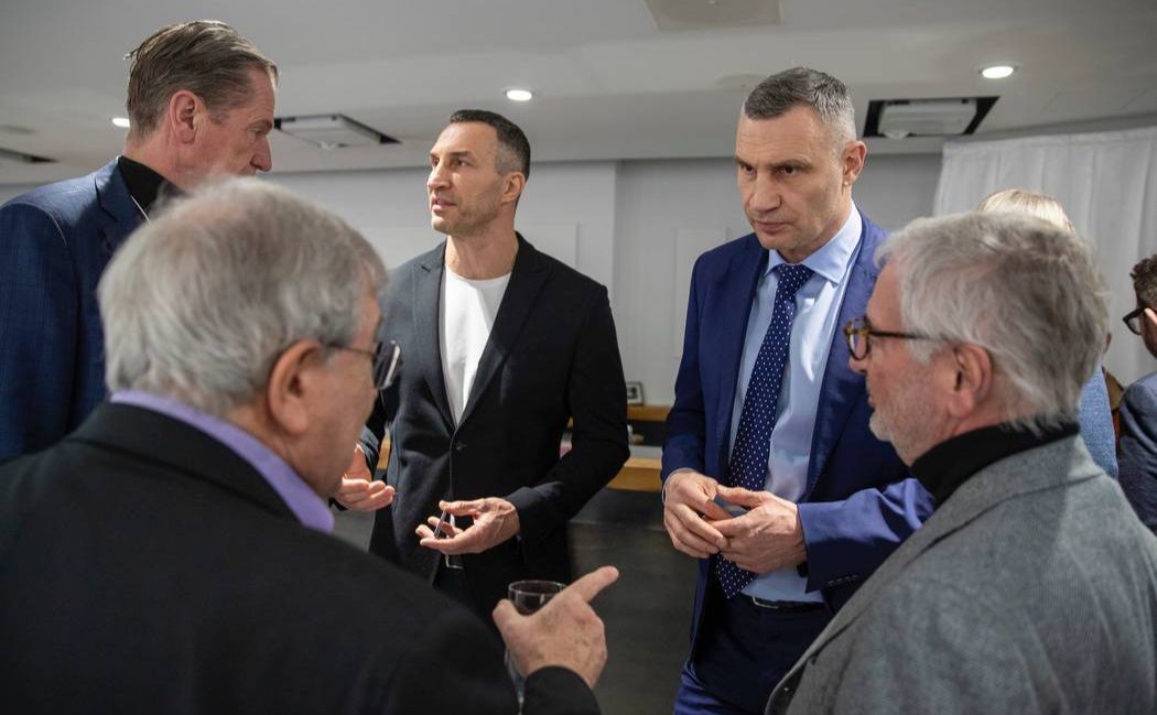 Брати Клички також брали участь у Давоському економічному форумі. Фото: КМДА