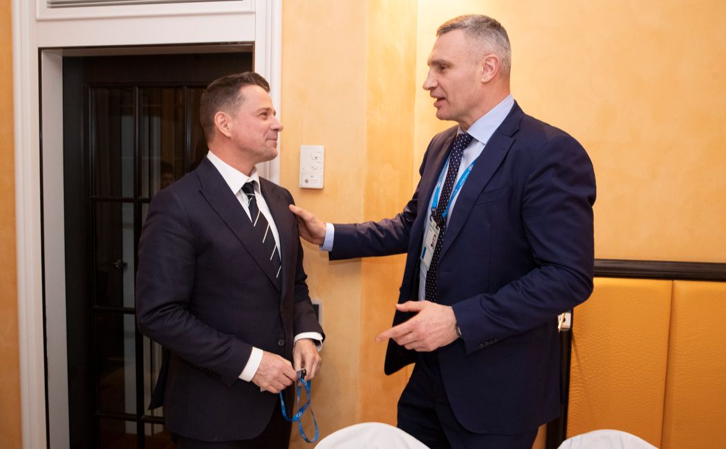 Віталій Кличко та Рафал Тшасковський обговорили підтримку України. Фото: КМДА