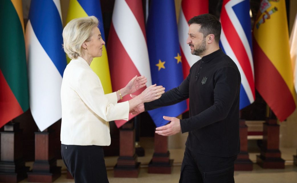 Зустріч Президента України та президентки Єврокомісії 24 лютого 2025 року. Фото: ОП