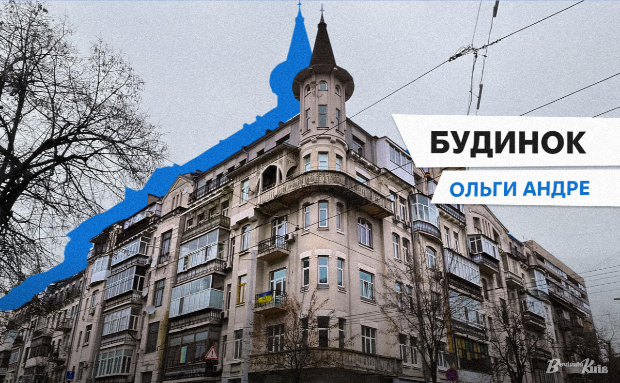 Будинок Ольги Андре на вулиці Січових Стрільців. Колаж: Оксана Гладкевич