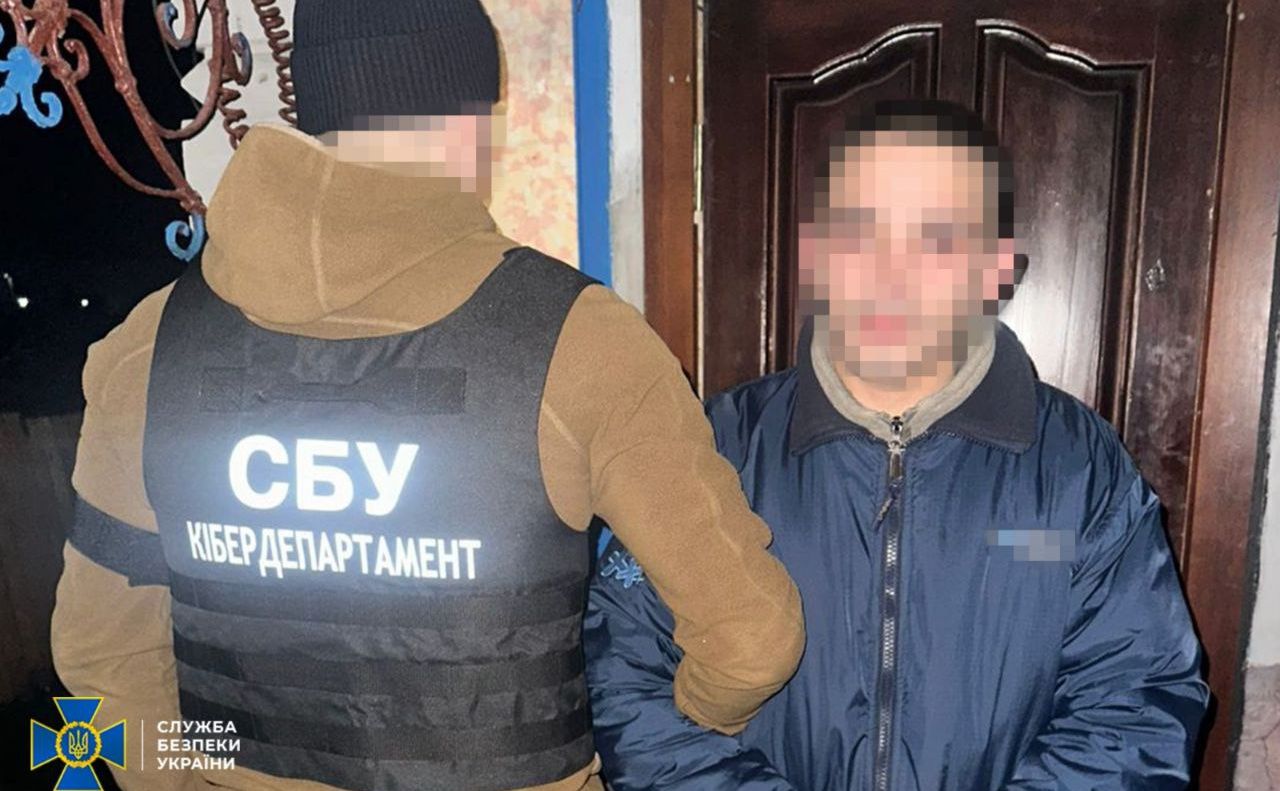 Один із затриманих диверсантів. Фото: СБУ