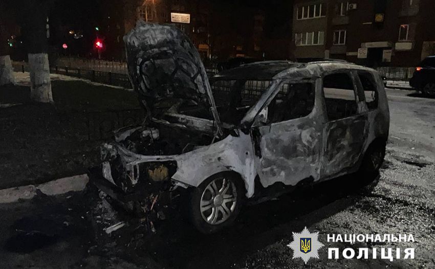 Фото з місця події від поліції Києва.