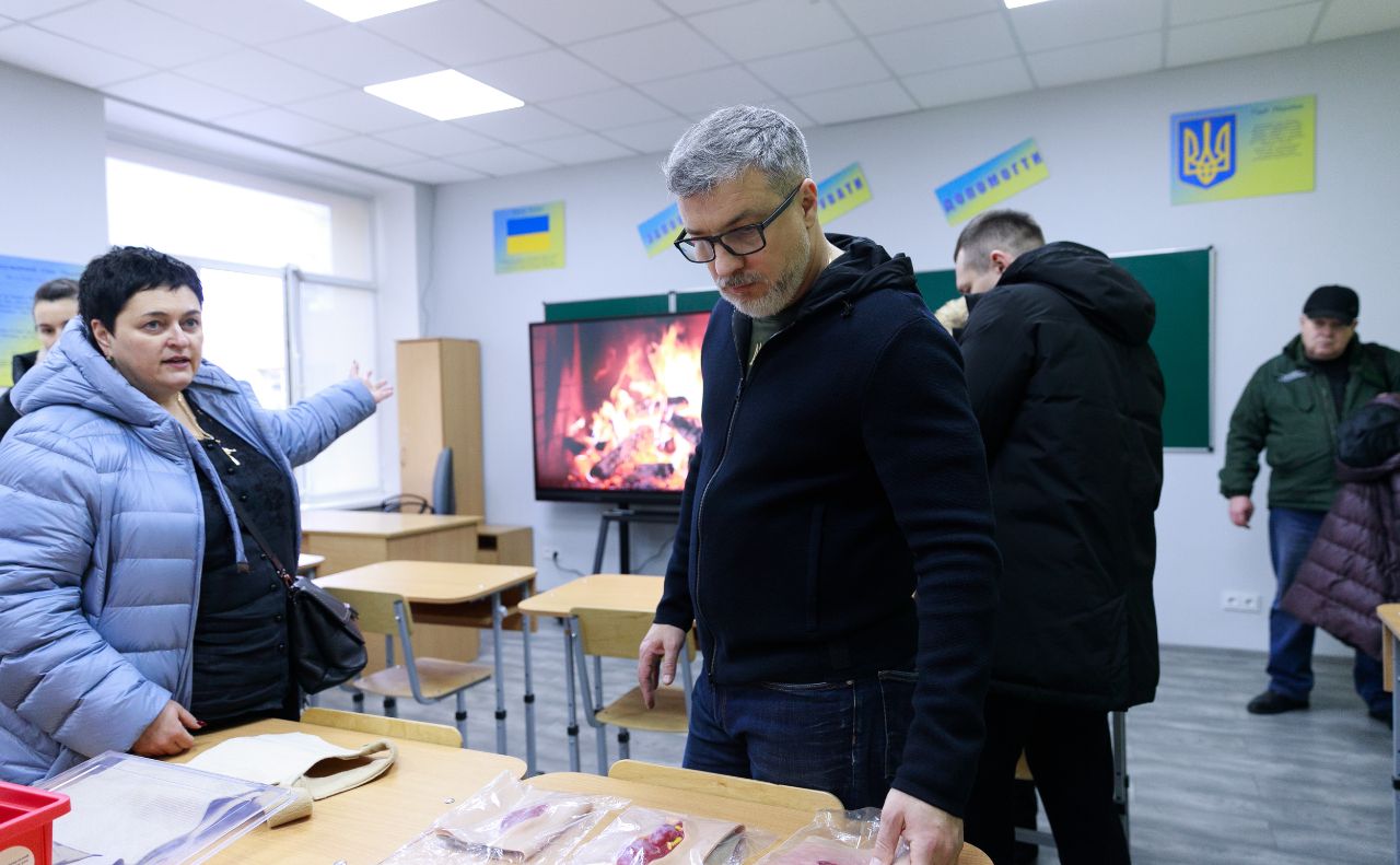 Валентин Мондриївський відвідав «клас безпеки» в одному з районів столиці. Фото: КМДА