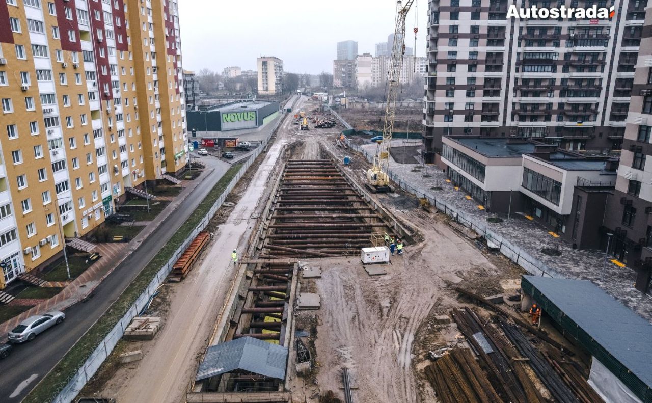 Будівництво метро на Виноградар триває