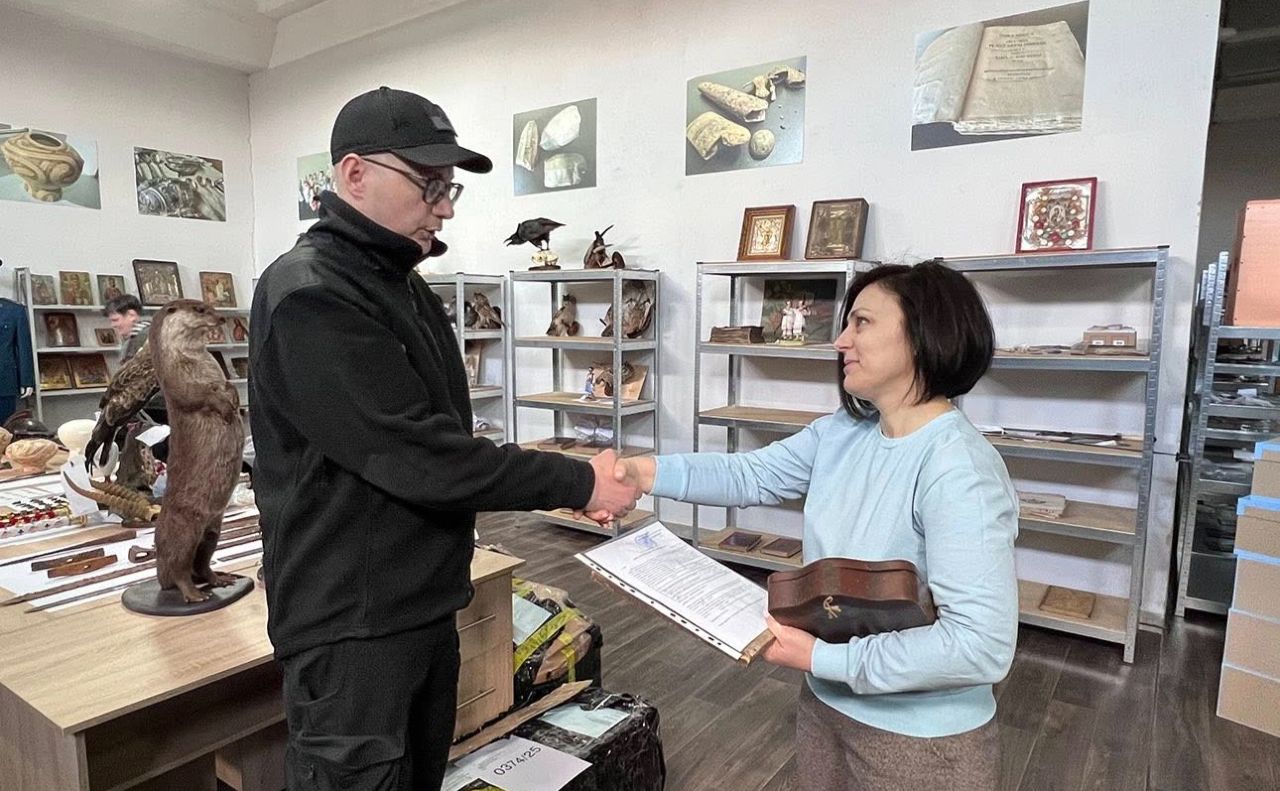 Передача до музейних фондів відбулася за рішенням експертної ради Міністерства культури України. Фото: Київська митниця