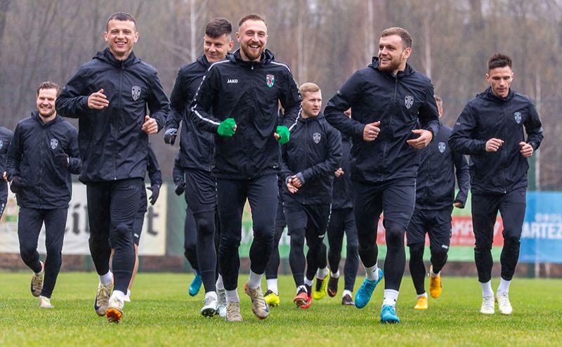 Футболісти «Оболоні» готуються до матчу з «Інгульцем». Фото: Пресслужба ФК «Оболонь»