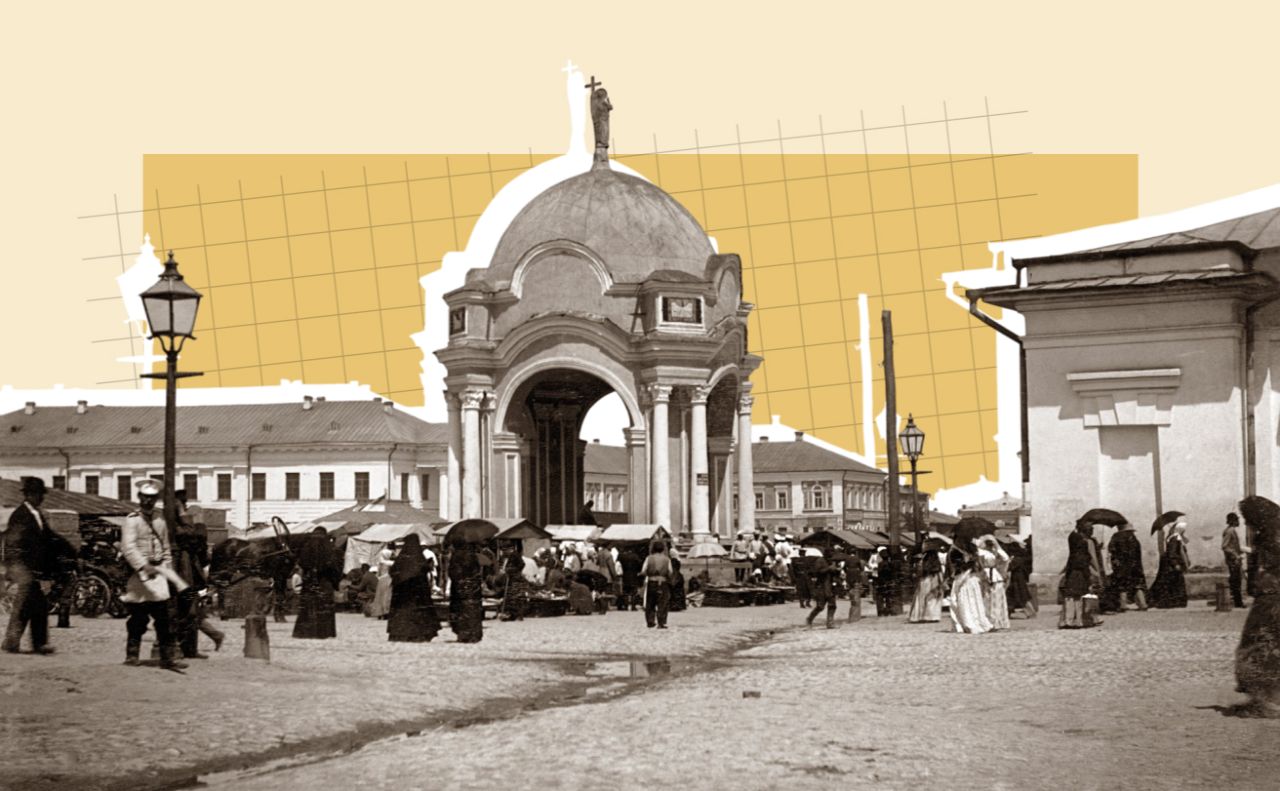 З давніх-давен Контрактова площа була місцем для ярмарків і торгівель. Колаж: Оксана Гладкевич