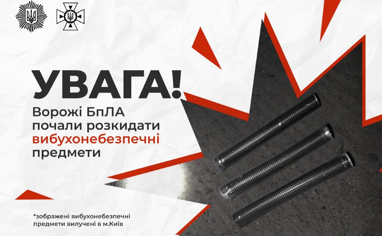 такі предмети вилучені у Києві. Колаж МВС