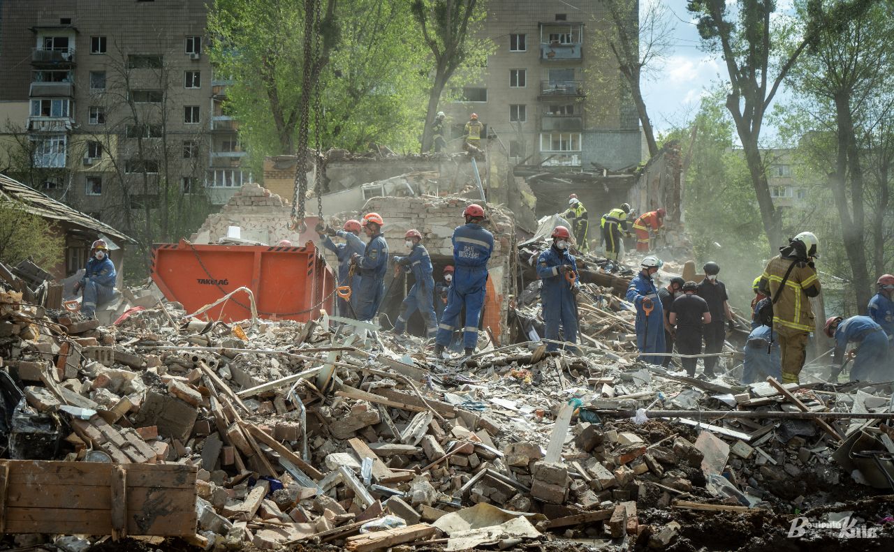 Фото з місця удару: Олексій Самсонов