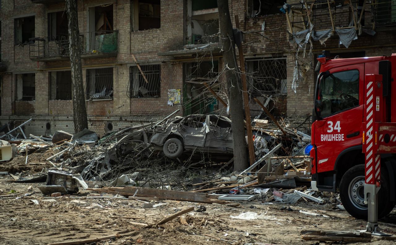 Фото з місця удару: Олексій Самсонов