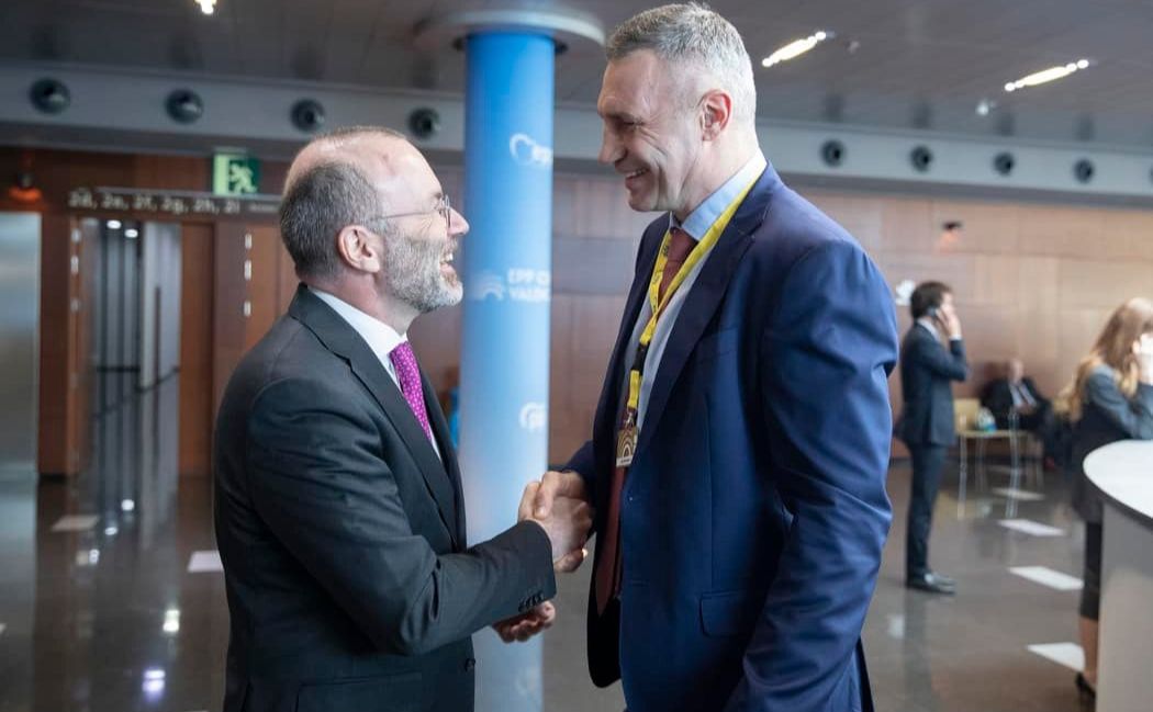 Під час зустрічі з Манфредом Вебером