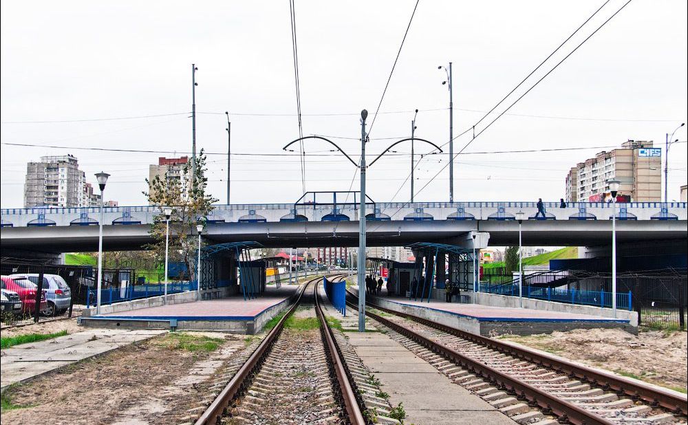 Шляхопровід на вулиці Олексаднри Екстер. Фото: з відкритих джерел