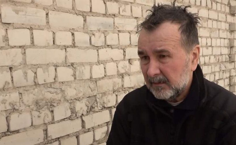 Володимир Миколаєнко в полоні російських військових. Фото: пропагандистські ЗМІ