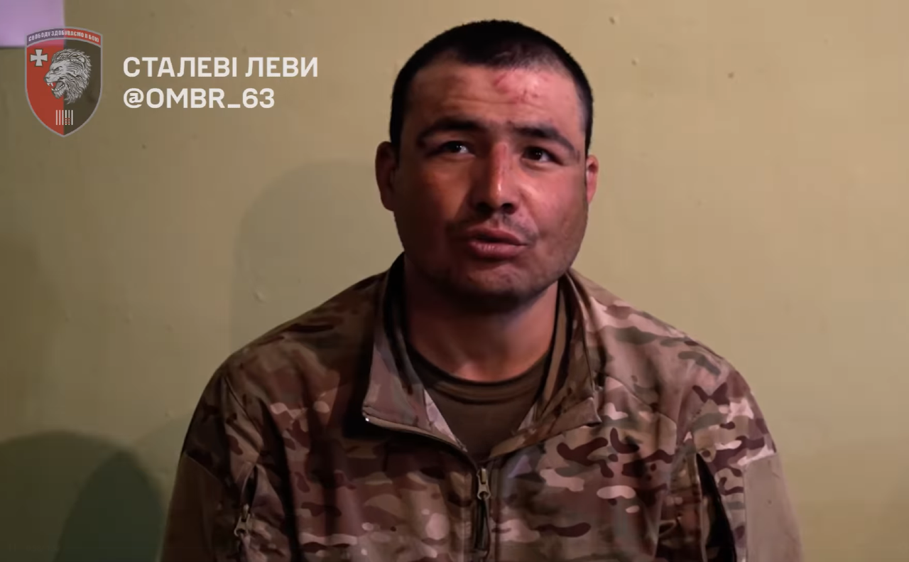 Полонений громадянин Узбекистану Скрин з відео: 63 окрема механізована бригада
