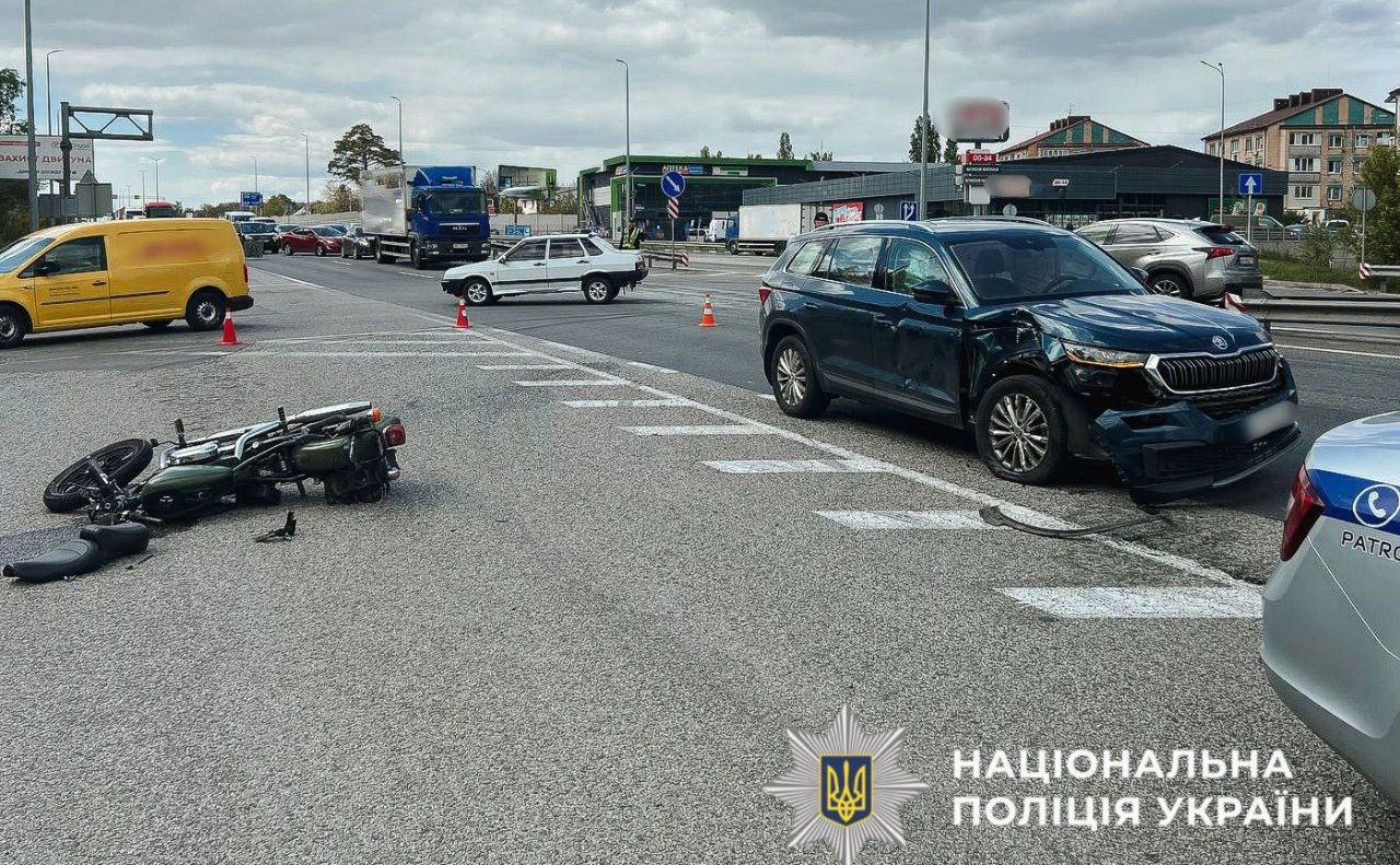 На місці ДТП. Фото: Нацполіція
