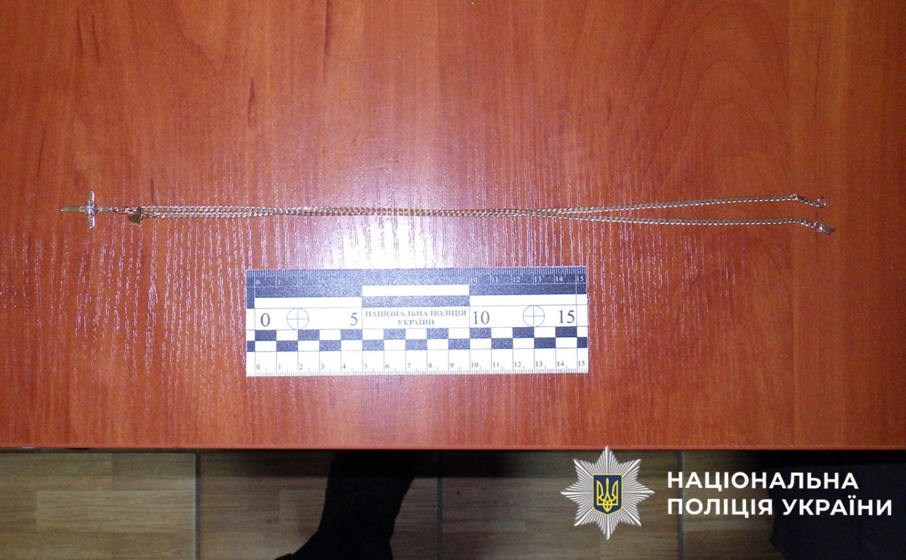 Викрадена прикраса. Фото: поліція Києва