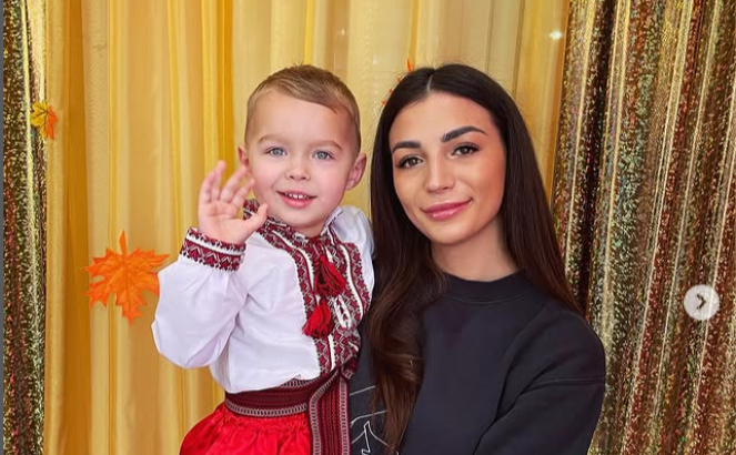 Анна Єфименко та син Марк. Фото: сторінка Анни Єфименко
